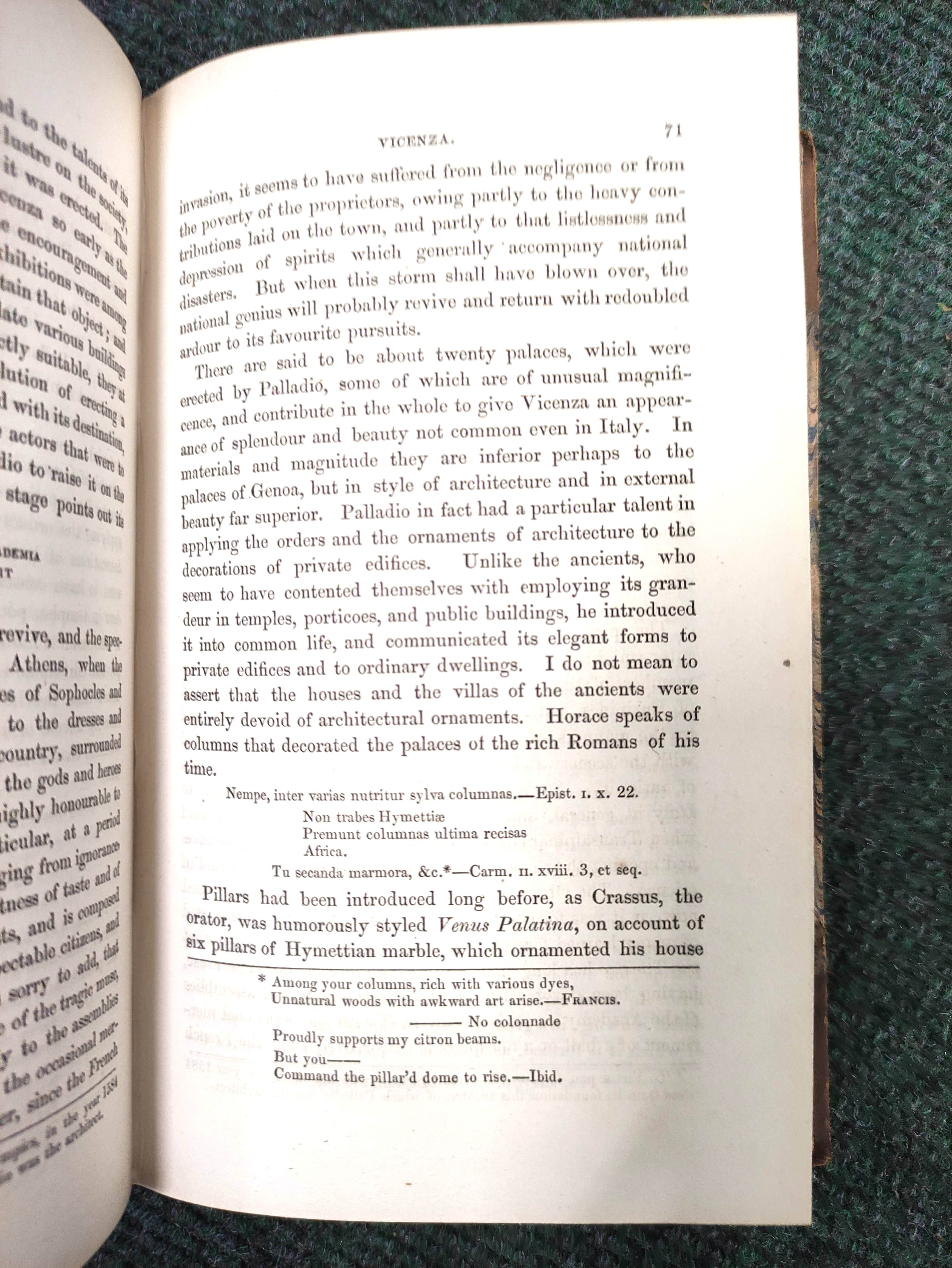 SMITH JAMES E.  A Sketch of a Tour on the Continent. 3 vols. Diced calf, recased with loss to back - Image 6 of 11