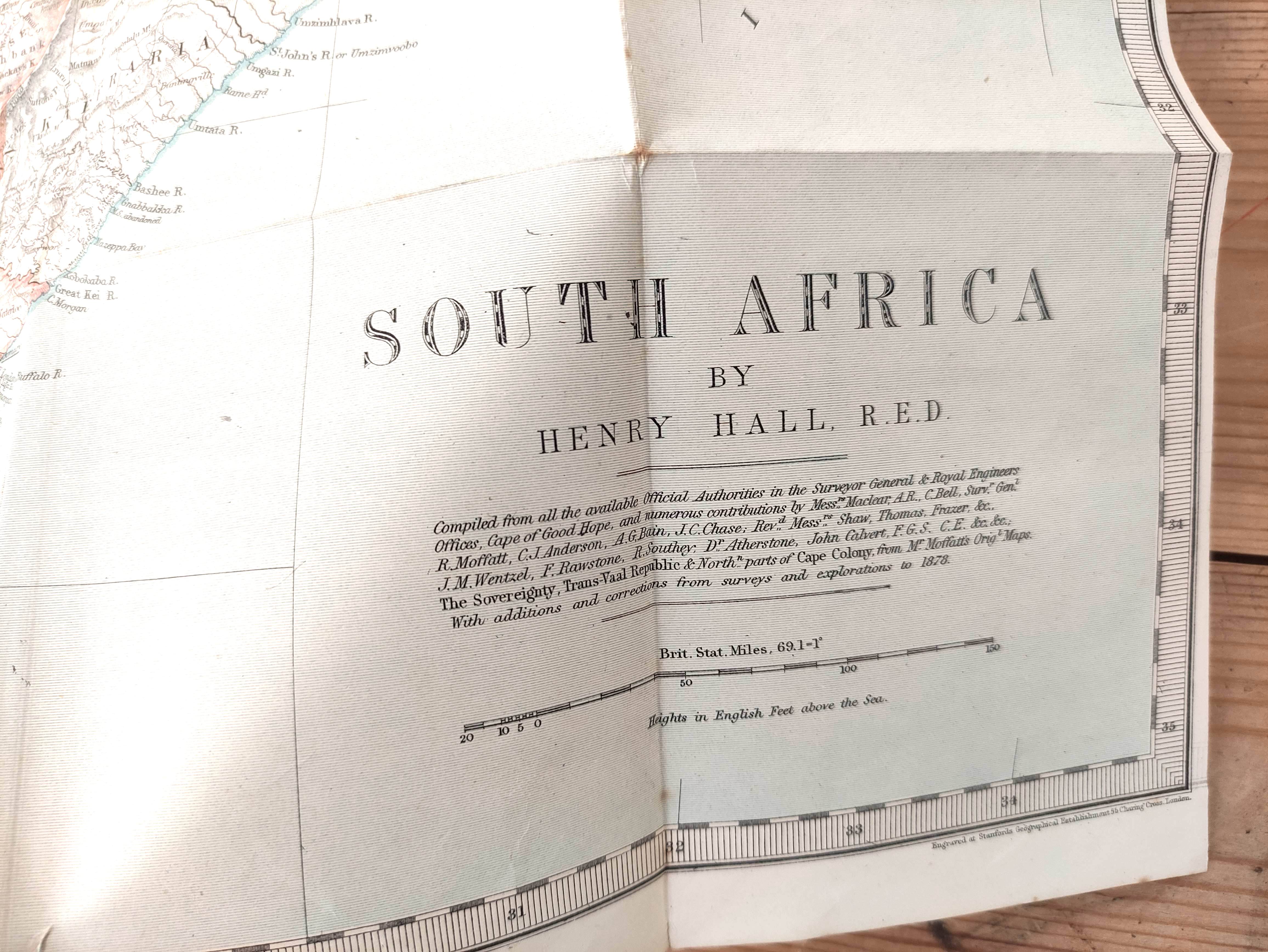 TROLLOPE ANTHONY.  South Africa. 2 vols. Fldg. col. map (torn). Soiled orig. red cloth. 3rd ed., - Image 5 of 6