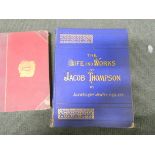JEWITT LLEWELLYNN.  The Life & Works of Jacob Thompson (Artist). Eng. port. frontis, plates & text
