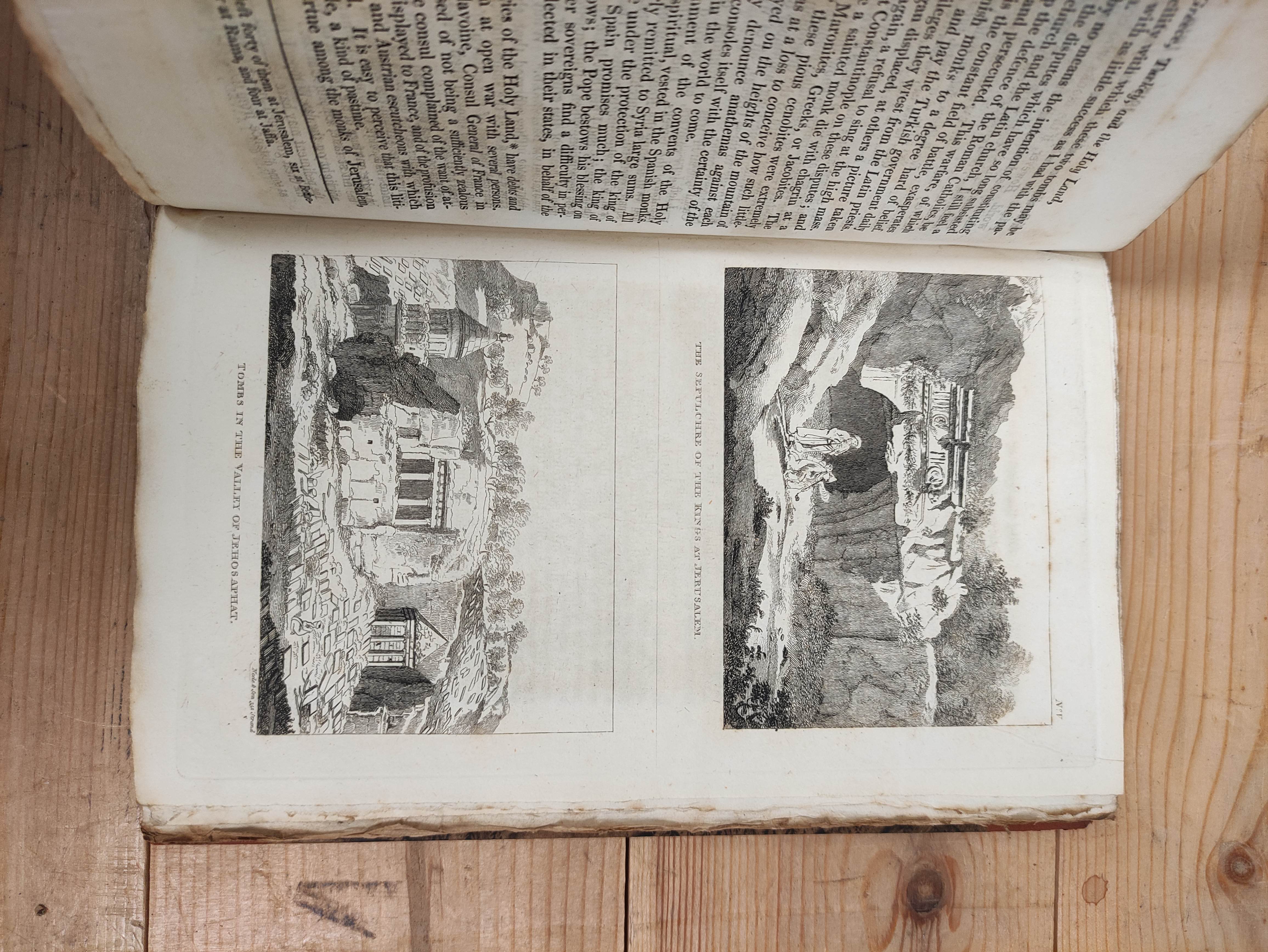 FORBIN COUNT.  Travels in Greece, Turkey & the Holy Land in 1817-18. Fldg. aquatint view of - Image 9 of 10