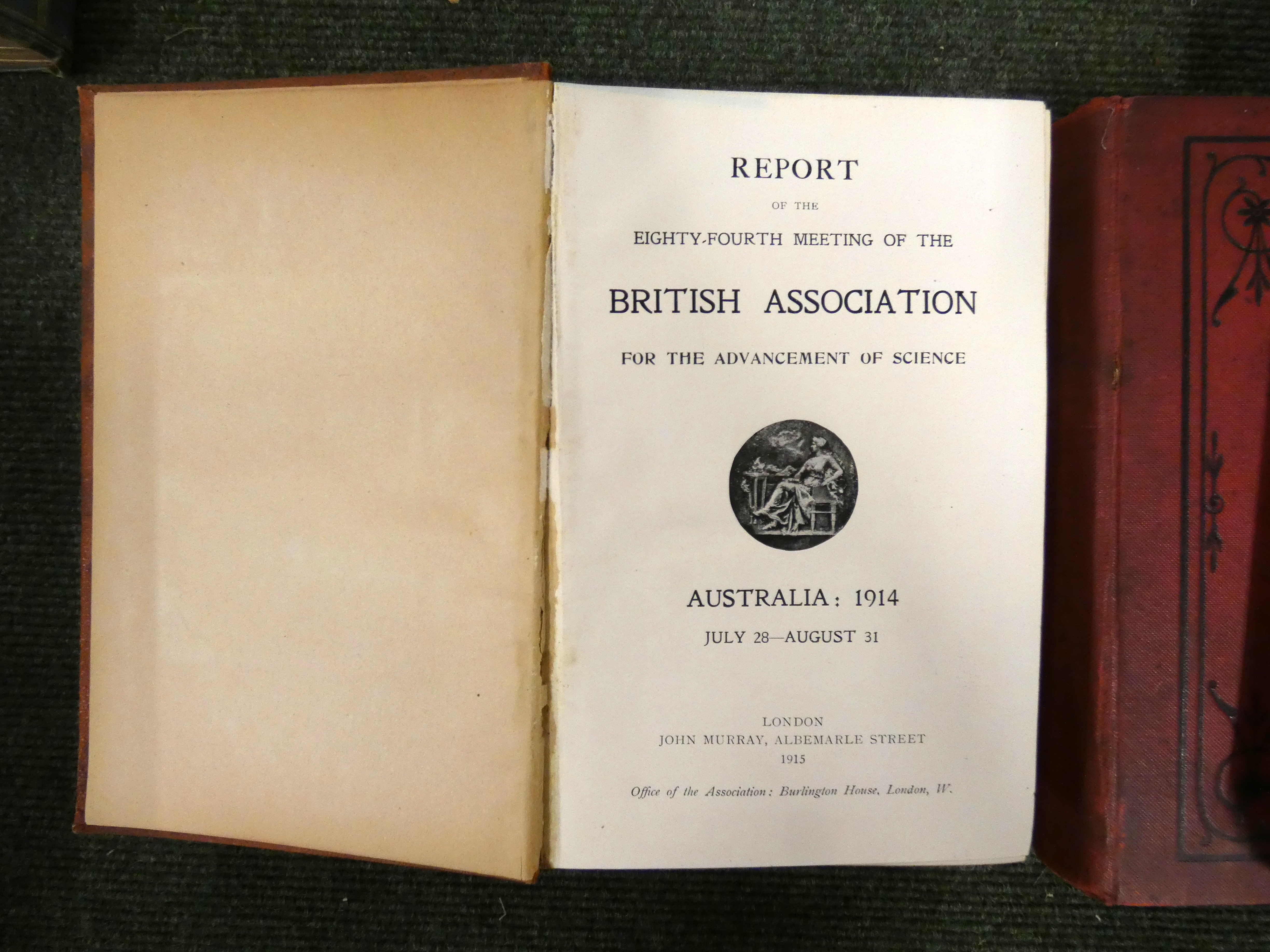 LOGAN JACK R.  Northmost Australia. Vol. 1 only. Frontis, illus. & maps in pocket. Orig. green - Image 6 of 6