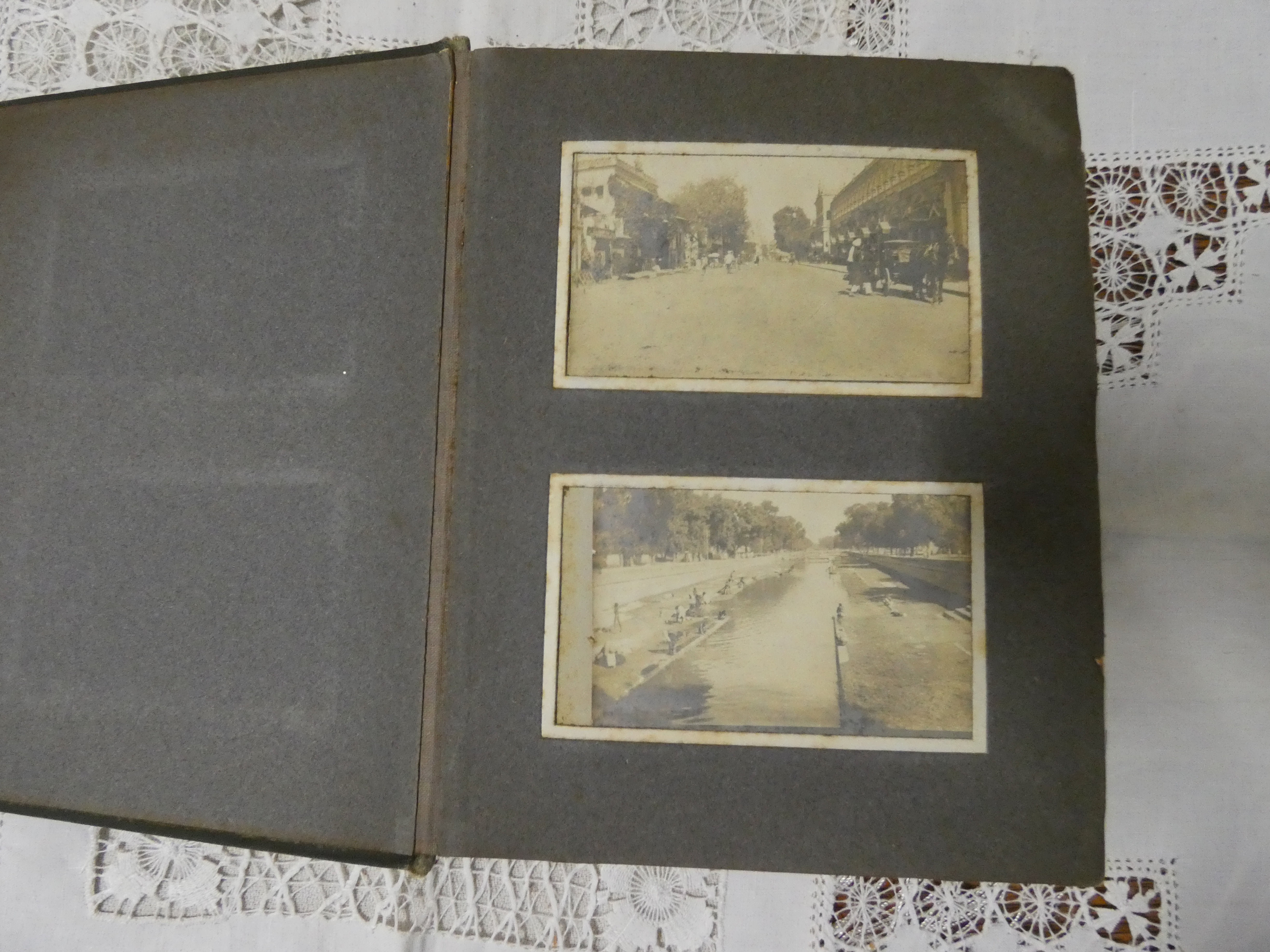 Photograph Album.  1920's neatly presented album of approx. 96 snapshot photographs, 2.5" x 4", of