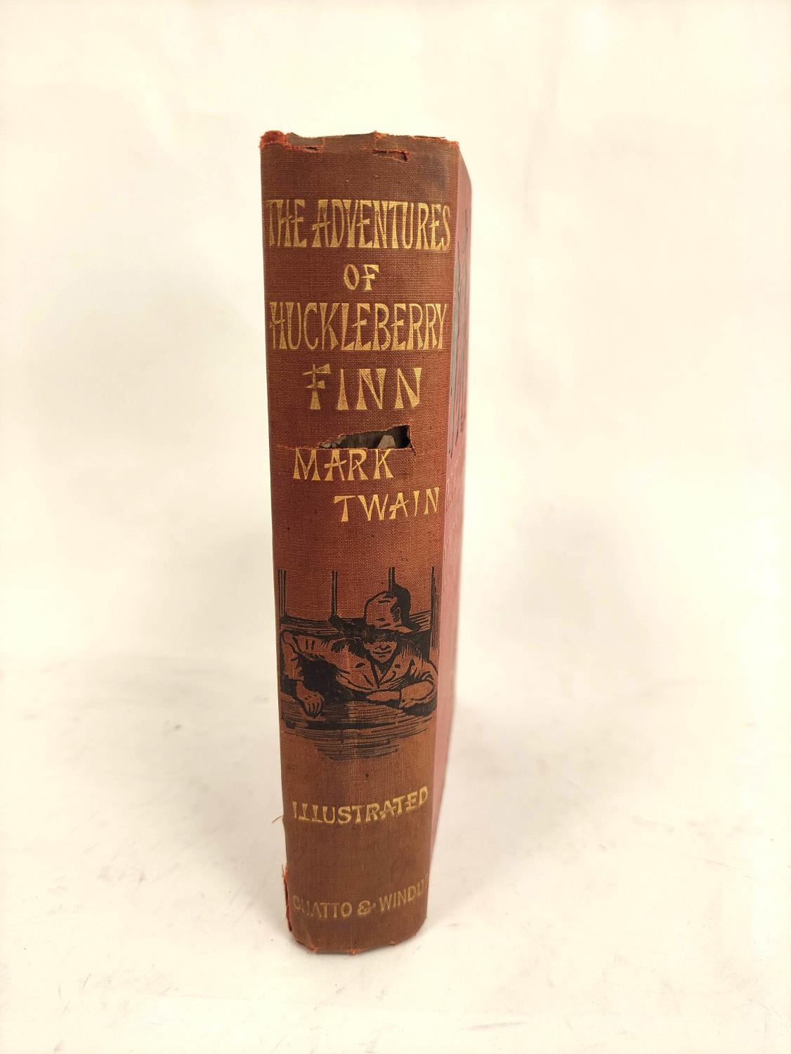 CLEMENS SAMUEL LANGHORNE ("MARK TWAIN").   The Adventures of Huckleberry Finn (Tom Sawyer's - Image 2 of 8