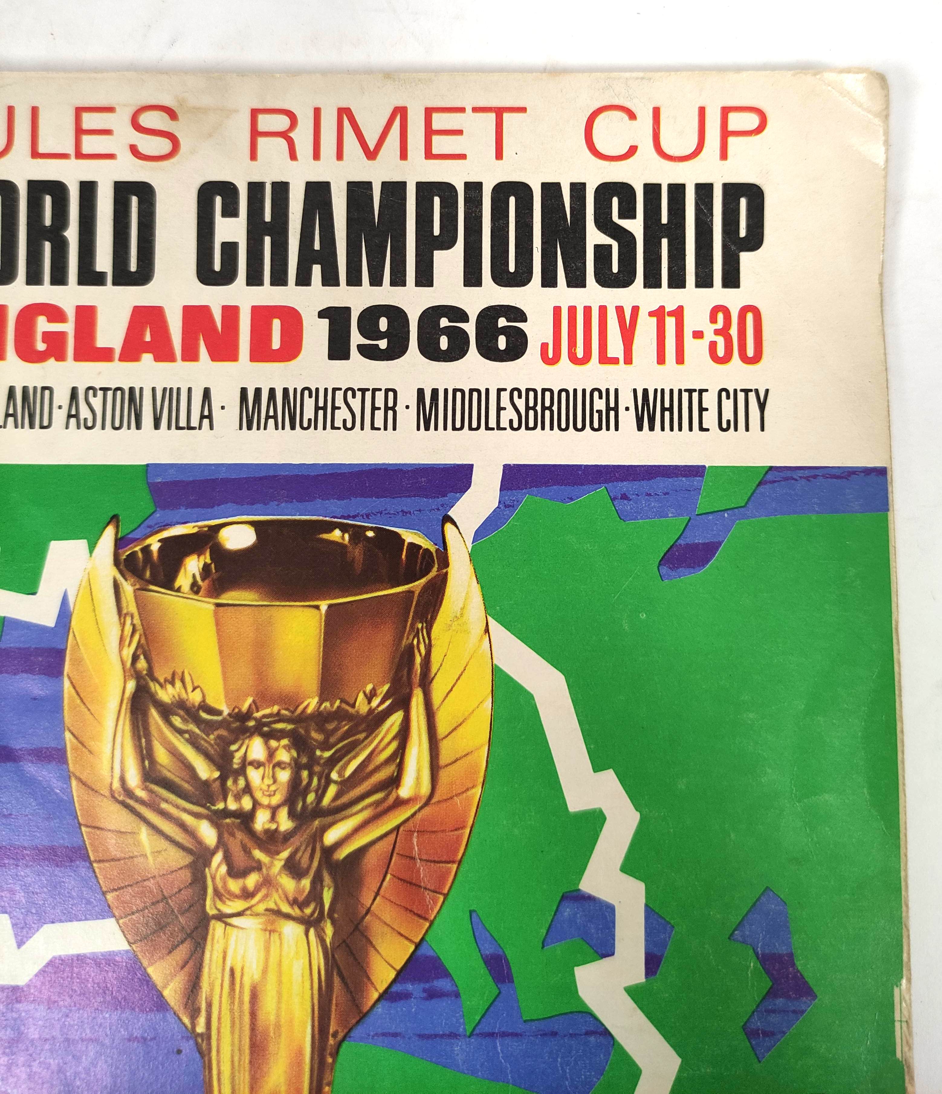 World Cup 1966.  Jules Rimet Cup World Championship Official Souvenir Programme. Illus. & adverts. - Image 2 of 3