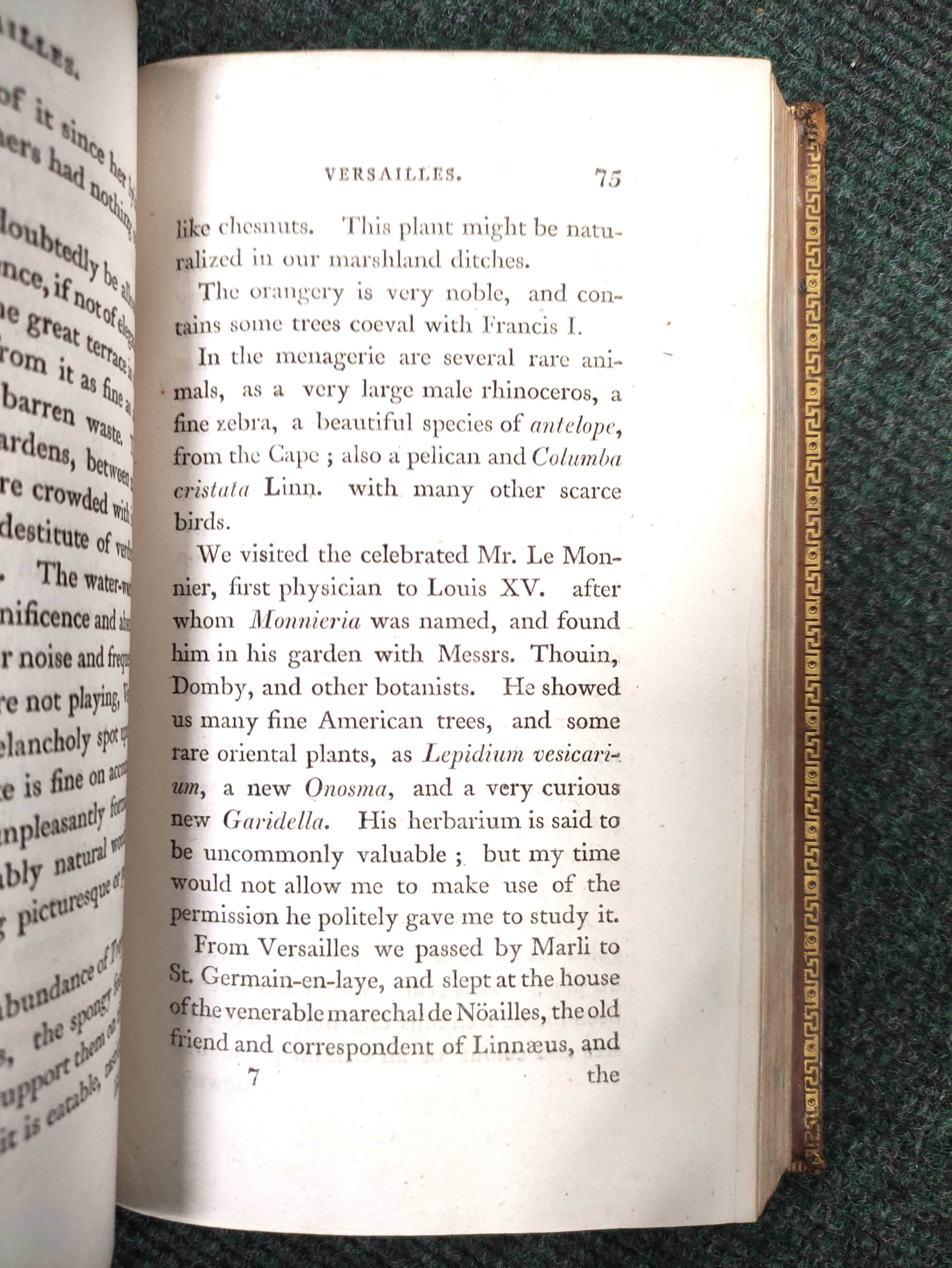 SMITH JAMES E.  A Sketch of a Tour on the Continent. 3 vols. Diced calf, recased with loss to back - Image 10 of 11