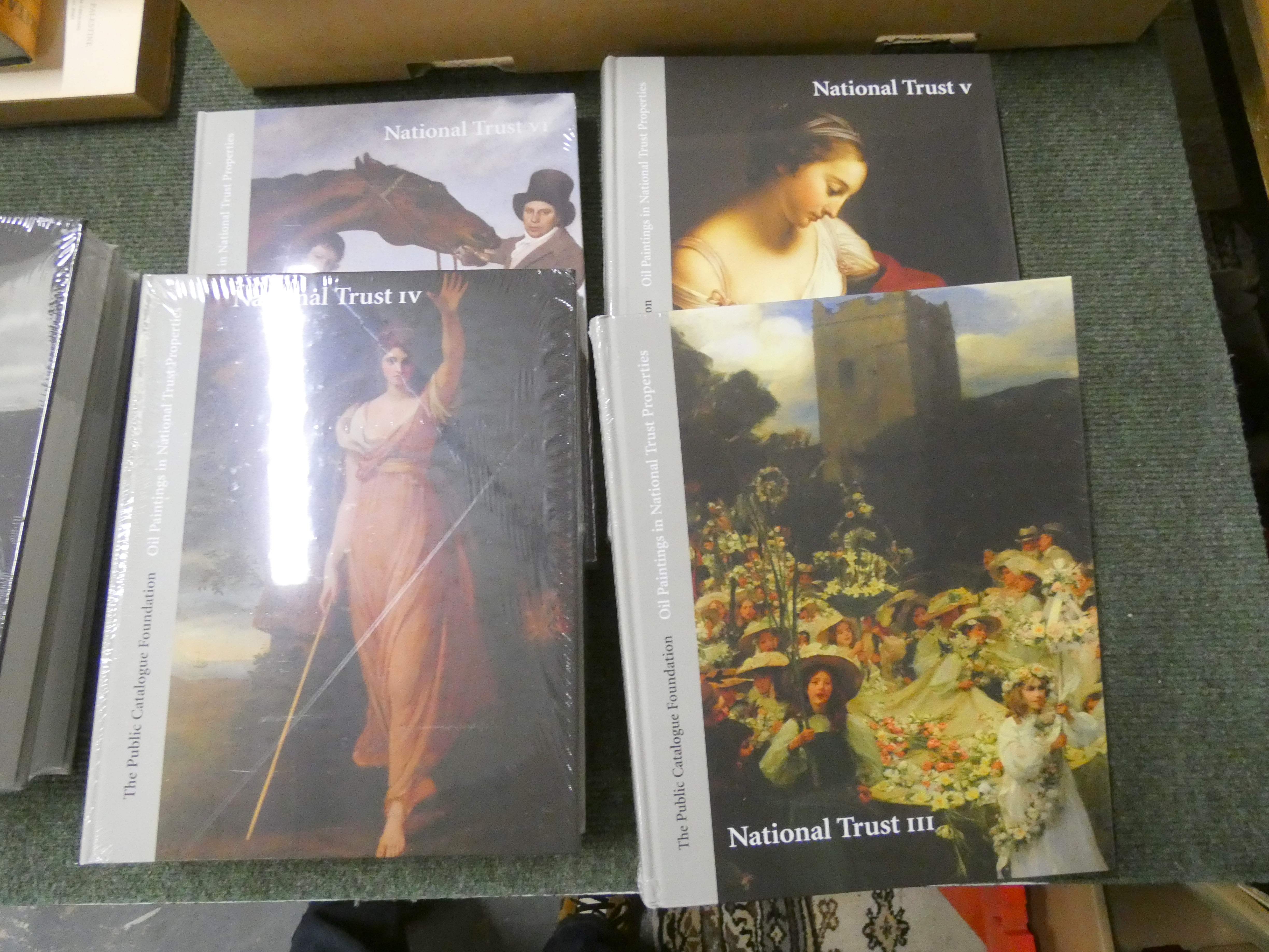 THE PUBLIC CATALOGUE FOUNDATION.  Oil Paintings in National Trust Properties. Vols. 1 to 6. Col.