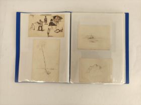 William James Blacklock. A collection of approx. 85 sketches & drawings, mainly pencil, various