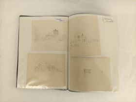 William James Blacklock. A collection of approx. 65 sketches & drawings, mainly pencil, various