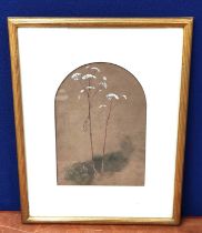 Artist Unknown, Late 19th Century. Flowering stems. Watercolour heightened with white. 30cm x