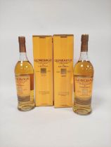 Two 1 Litre bottles of Glenmorangie the original ten years old highland single malt Scotch whisky,