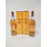 Two 1 Litre bottles of Glenmorangie the original ten years old highland single malt Scotch whisky,