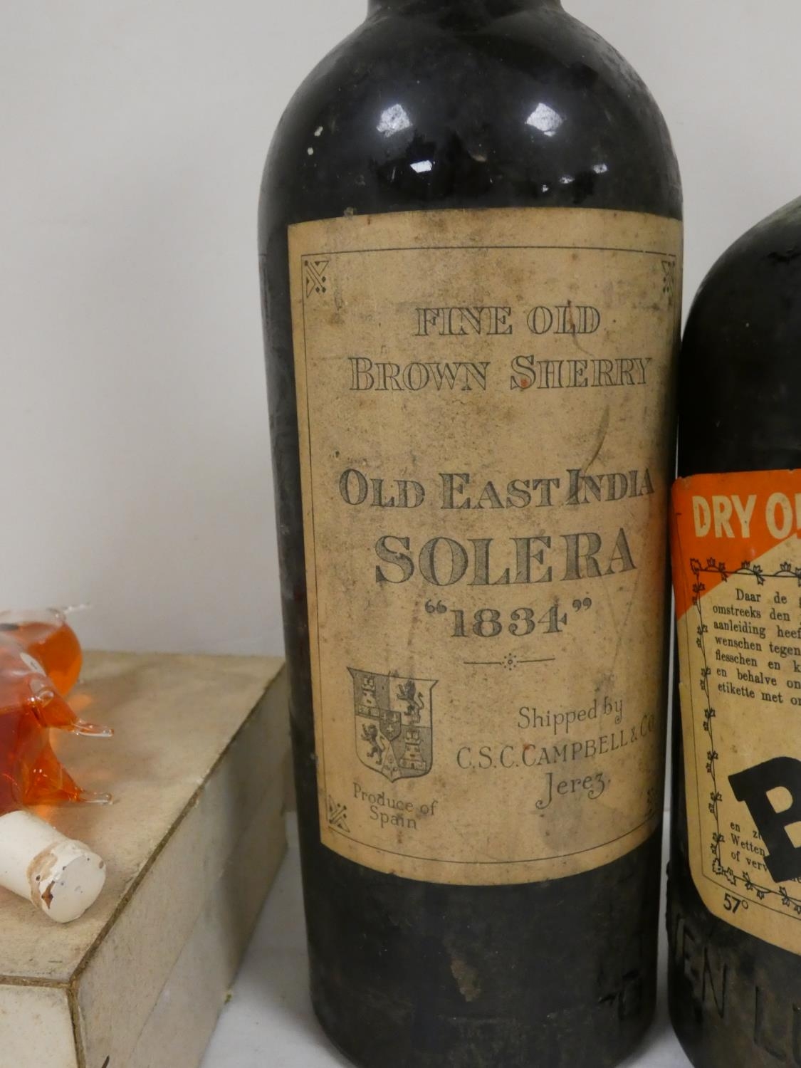 OLD EAST INDIA SOLERA '1834' fine old brown sherry (shipped by C S C Campbell & Co of Jerez), no - Image 2 of 5