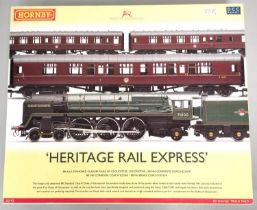 Hornby Railways. Boxed ''Heritage Rail Express'' train set comprising of a 4-6-2 loco & tender ‘Duke