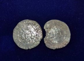 Plantagenet Coinage. Two Edward III (1327-77) long cross silver hammered groats c1350s. (2)