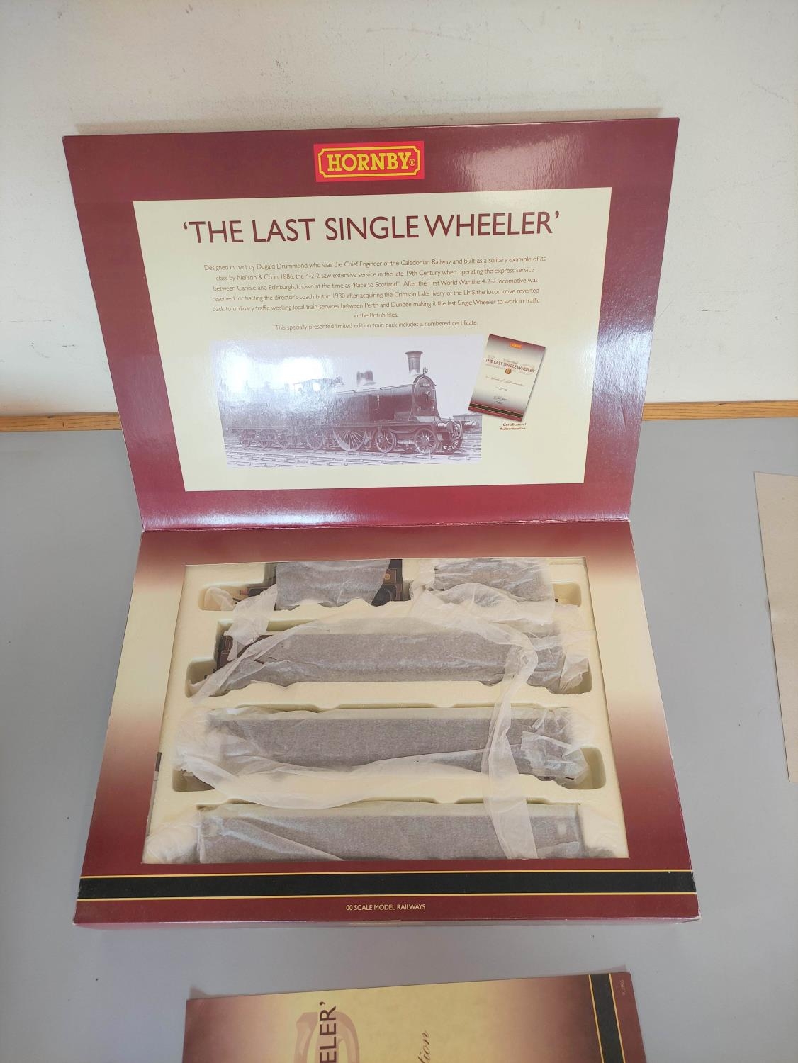 Hornby. 00 Gauge Limited Edition R2806 'The Last Single Wheeler' Train Set, LMS Single 4-2-2 Loco - Image 2 of 7