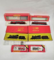 Hornby Railways. Six 00 gauge locomotives to include a Class 2P 4-4-0 690 in LMS Black R450 and