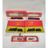 Hornby Railways. Six 00 gauge locomotives to include a Class 2P 4-4-0 690 in LMS Black R450 and