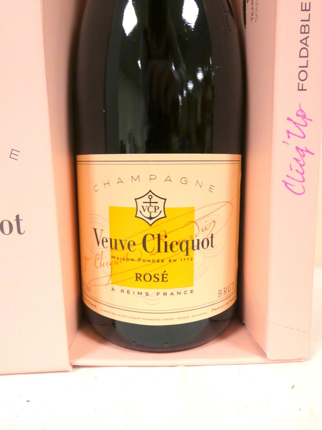 VEUVE CLICQUOT Rose Champagne 75cl 12.5% abv. and MOET ET CHANDON Rose Imperial Champagne 375ml 12%, - Image 4 of 4