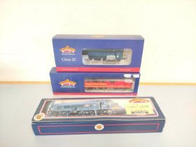 Bachmann Branchline. Three boxed 00 gauge models to include Class 20 20164 BR Blue with Domino