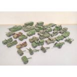 Dinky Toys/Supertoys. A group of die-cast military vehicles to include 2 x 651 Centurion Tanks,