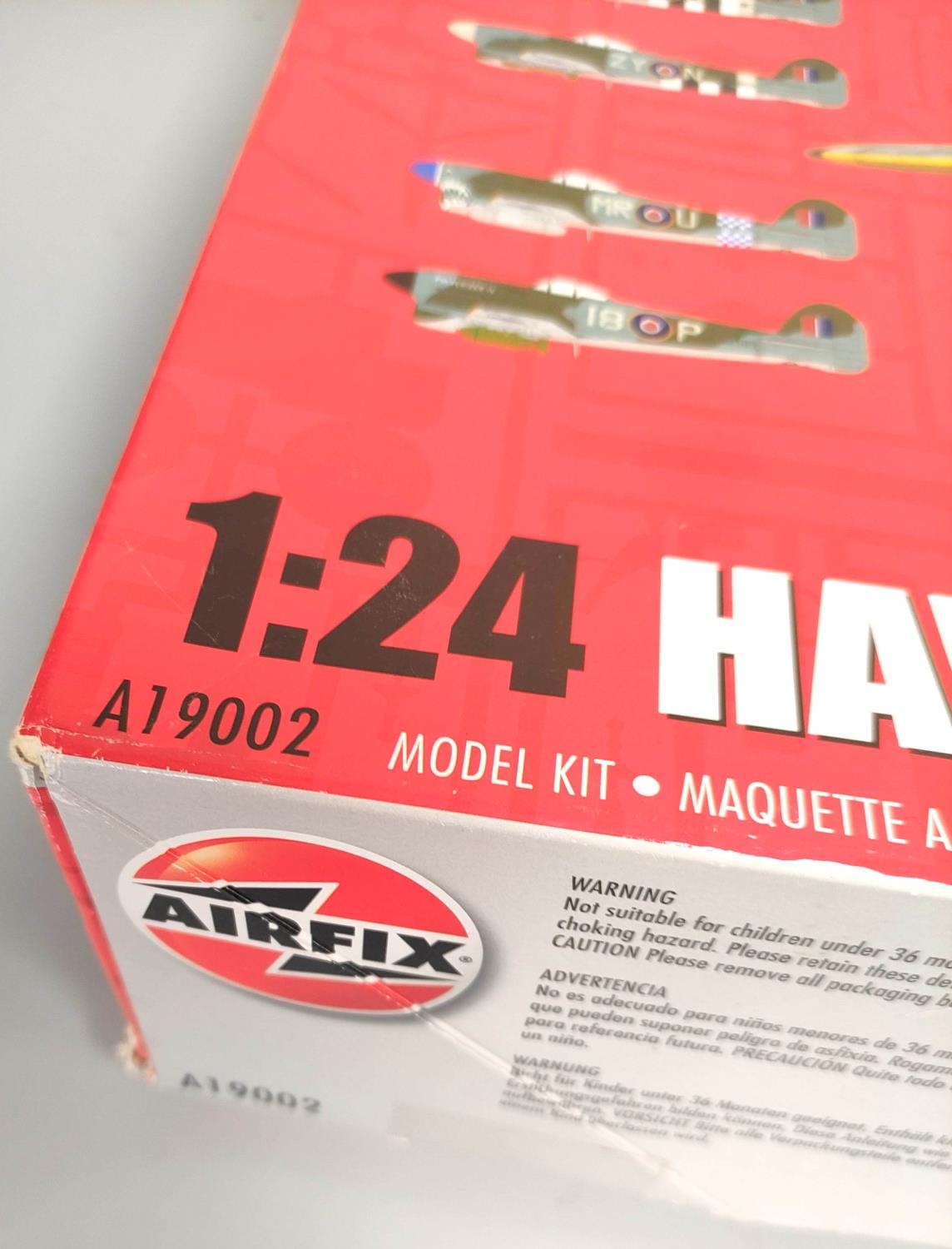 Airfix. Boxed 1:24 scale Hawker Typhoon Mk IB D-Day Anniversary 1944-2014 model. Kit no. A19002. - Image 6 of 7