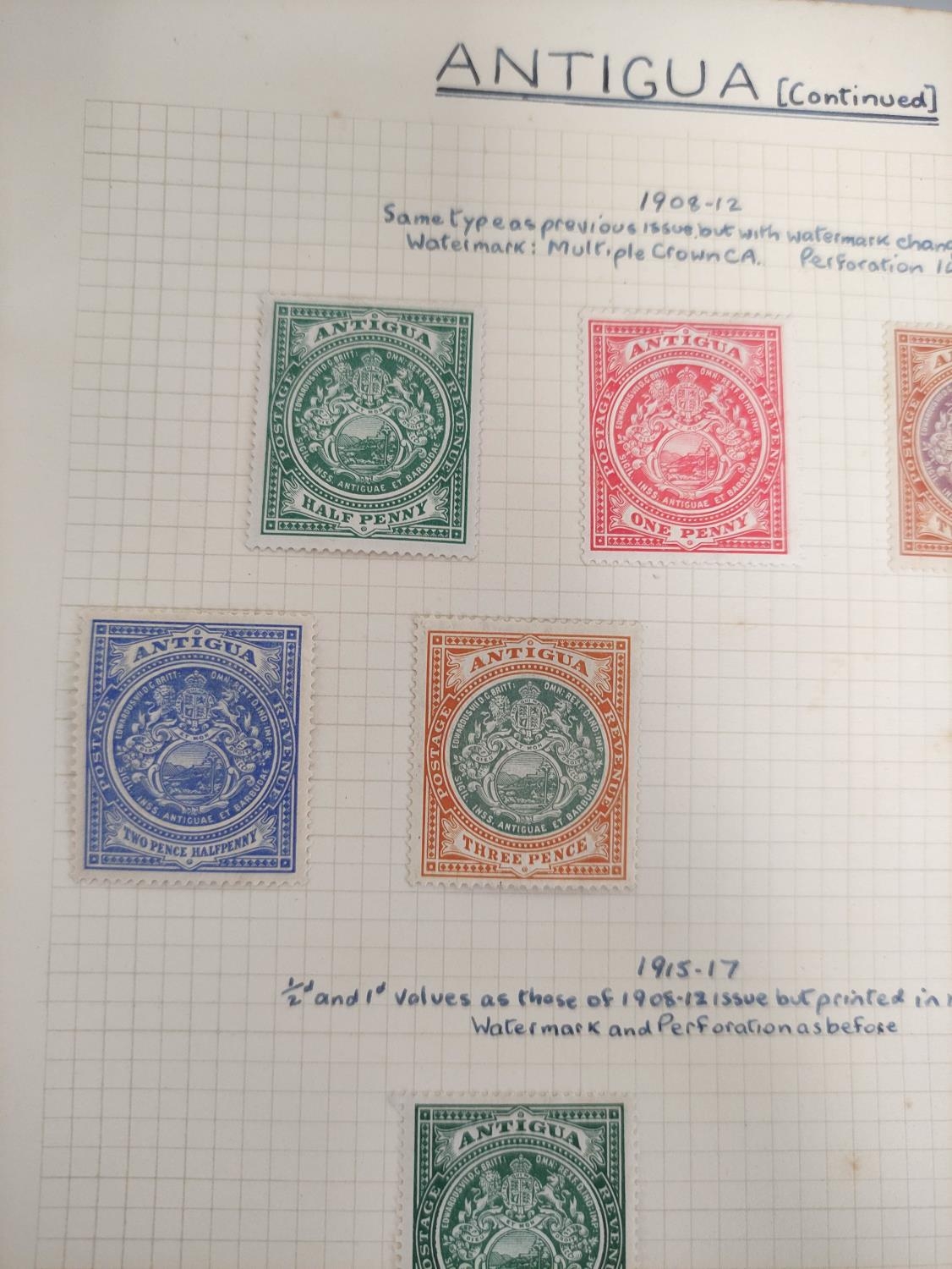 Three postage stamp albums to include an album of mint stamp sheets with examples from Aden, New - Image 3 of 21