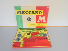 Meccano. A boxed Meccano 7a Accessory Outfit.