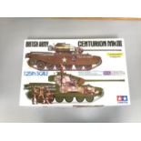 Tamiya. 1:25 scale British Army Centurion MKIII Tank construction kit. 30614-7000