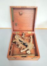 Hughes & Son Limited London, cased sextant no 25277.