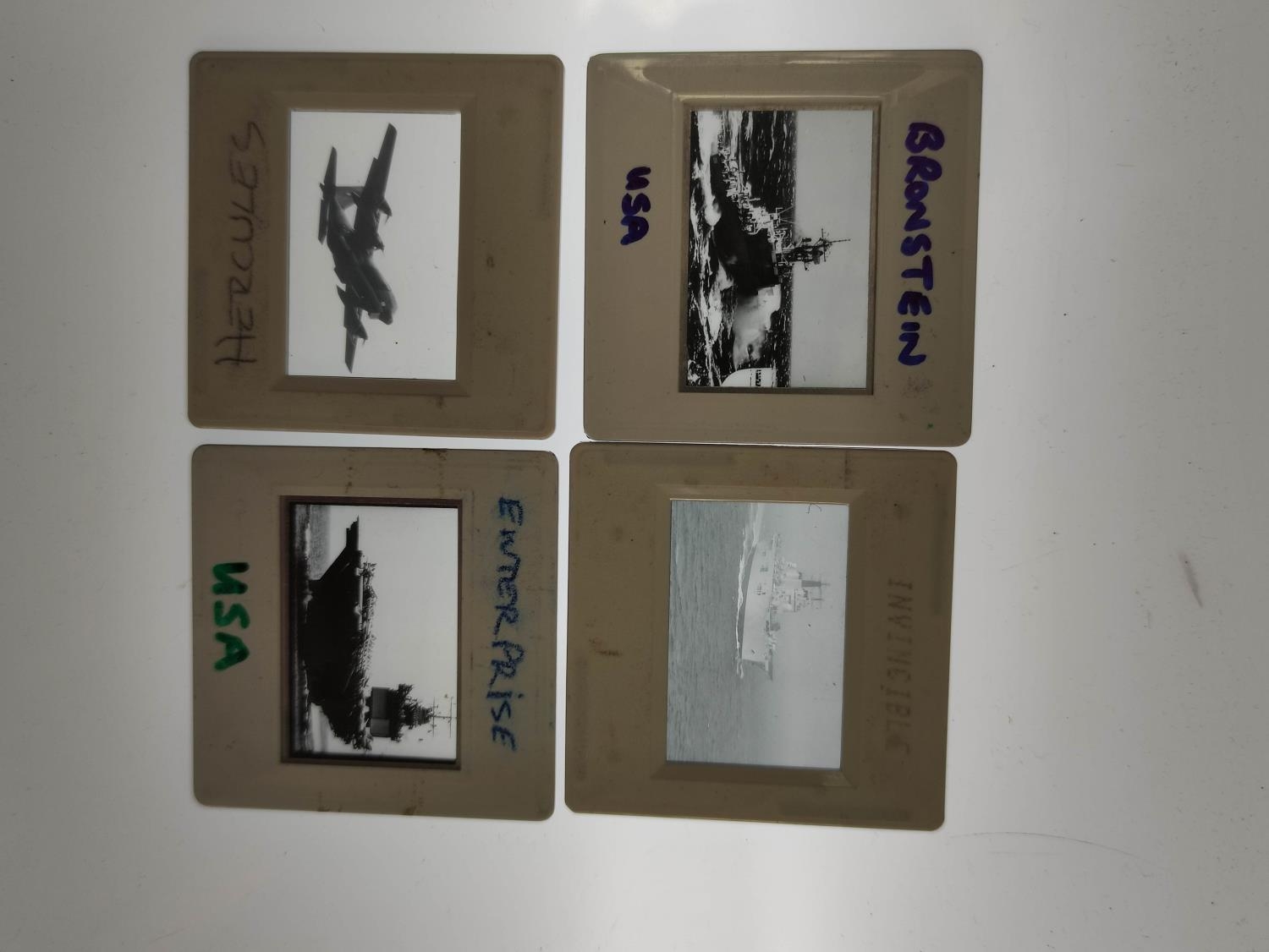 Cold War Interest. Collection of 1960's-1980s Naval and Aviation identification slides depicting - Image 2 of 7