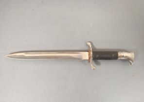 WW2 German Third Reich Fire Brigade dress dagger with S shaped quillon.