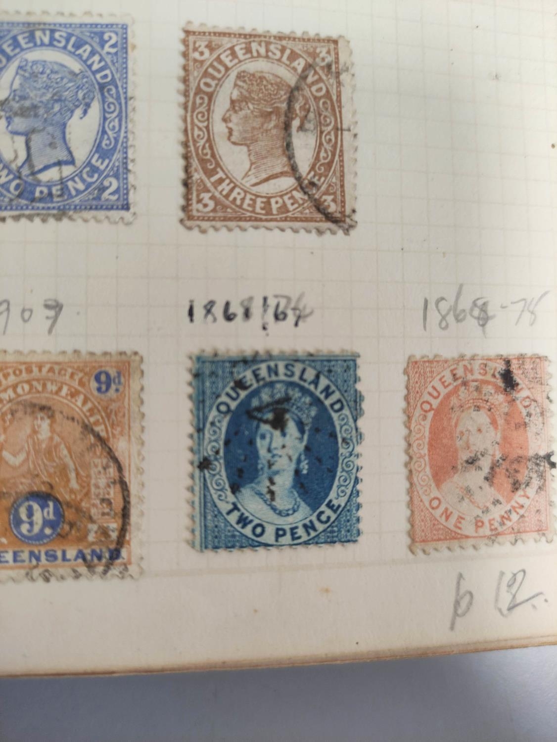 Three postage stamp albums to include an album of mint stamp sheets with examples from Aden, New - Image 6 of 21