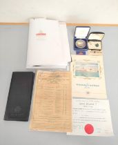 Cunard QE2 Interest. Collection of ephemera relating to the Queen Elizabeth II cruise liner to