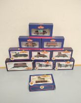 Bachmann Branchline. Ten boxed 00 gauge rolling stock models to include a 25 Ton Queen Mary Brake