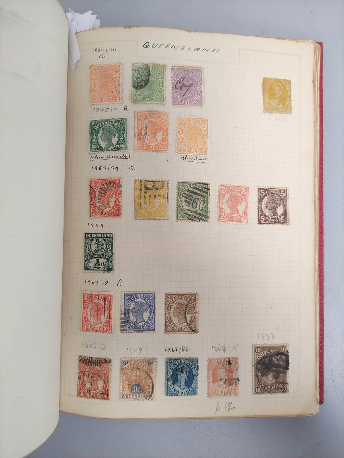 Three postage stamp albums to include an album of mint stamp sheets with examples from Aden, New - Image 5 of 21