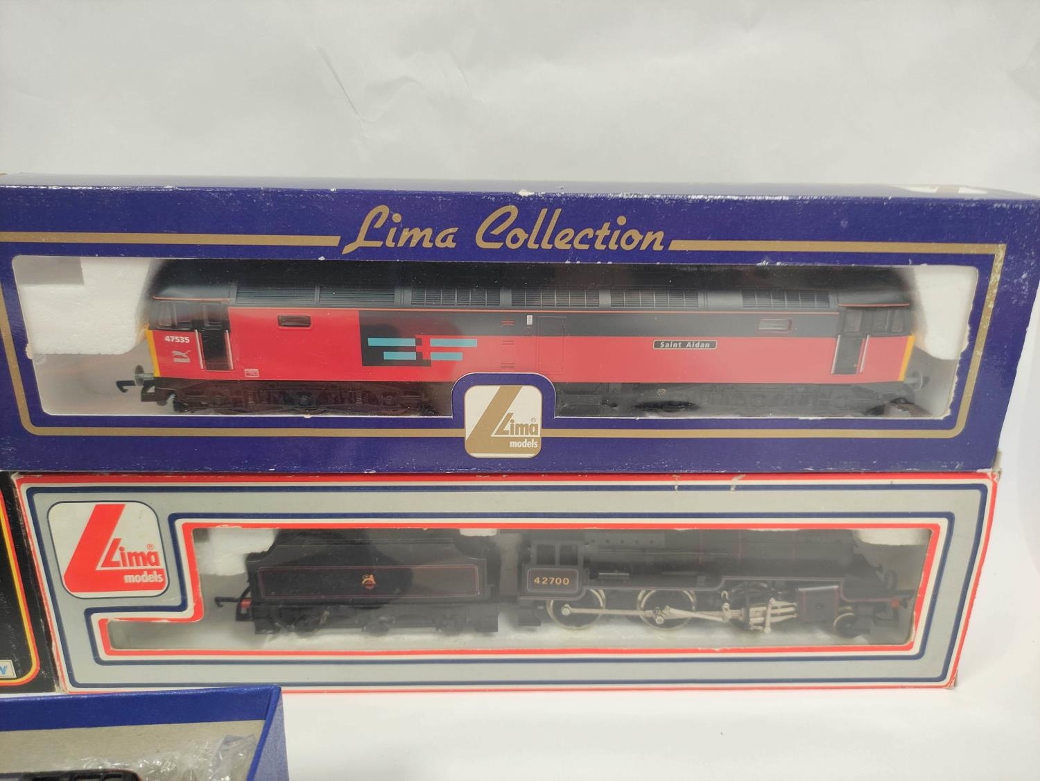 Six boxed 00 gauge locomotives to include a Lima L205120 Class 5 Crab 2-6-0 42700 in BR black with - Image 4 of 7