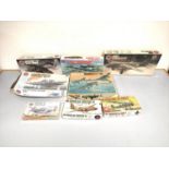 Airfix. Model construction kits relating to WW2 and later vehicles to include Short Stirling B.I/III