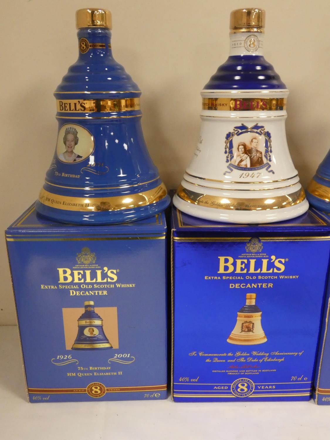 Four bottles of BELLS blended Scotch whisky to include 50th Golden Wedding Anniversary, Queen - Image 2 of 5