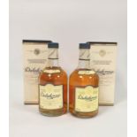 Two bottles of Dalwhinnie 15 years old single Highland malt Scotch whisky, 70cl, 43% vol, boxed. (2)