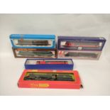 Six boxed 00 gauge locomotives to include a Lima L205120 Class 5 Crab 2-6-0 42700 in BR black with