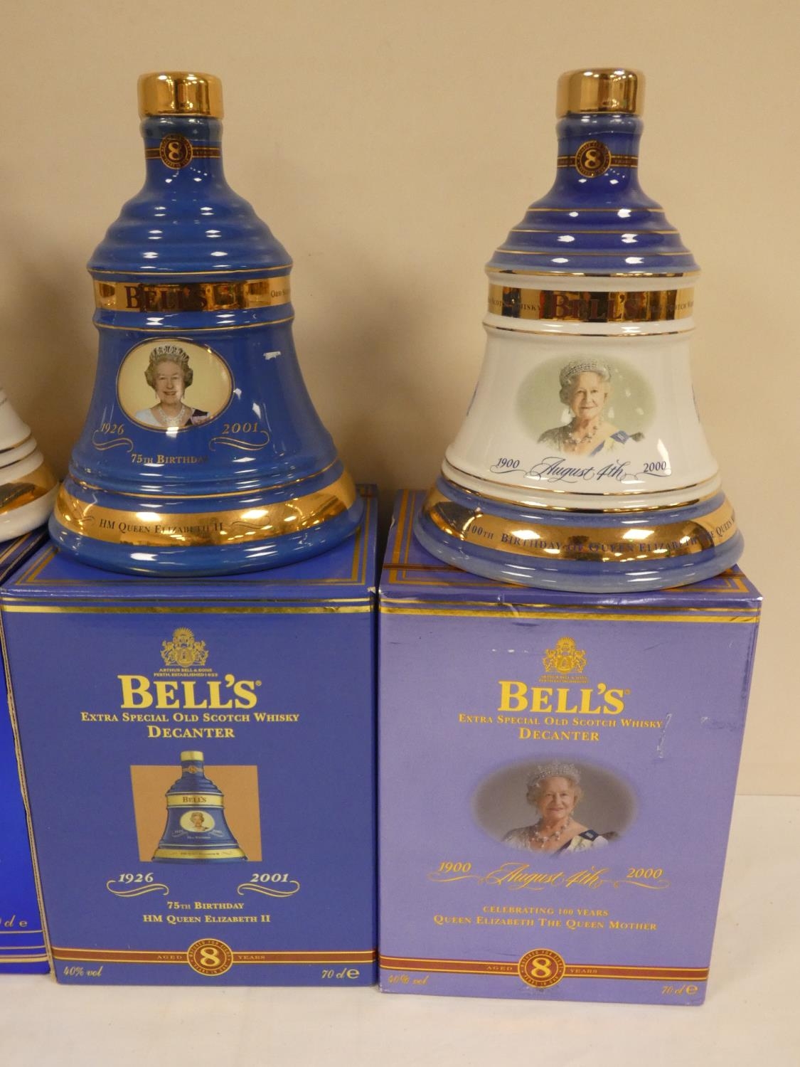 Four bottles of BELLS blended Scotch whisky to include 50th Golden Wedding Anniversary, Queen - Image 3 of 5