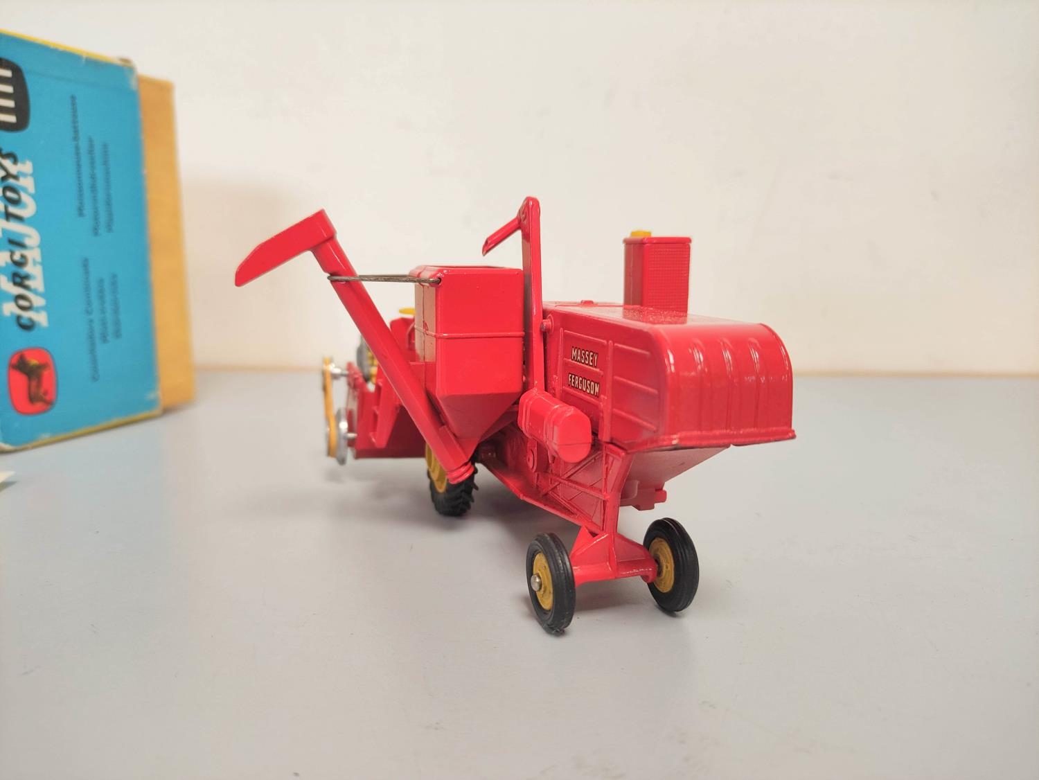 Corgi Toys. No. 1111 Massey Ferguson 780 Combine Harvester. Contained in original box, with two - Image 4 of 8