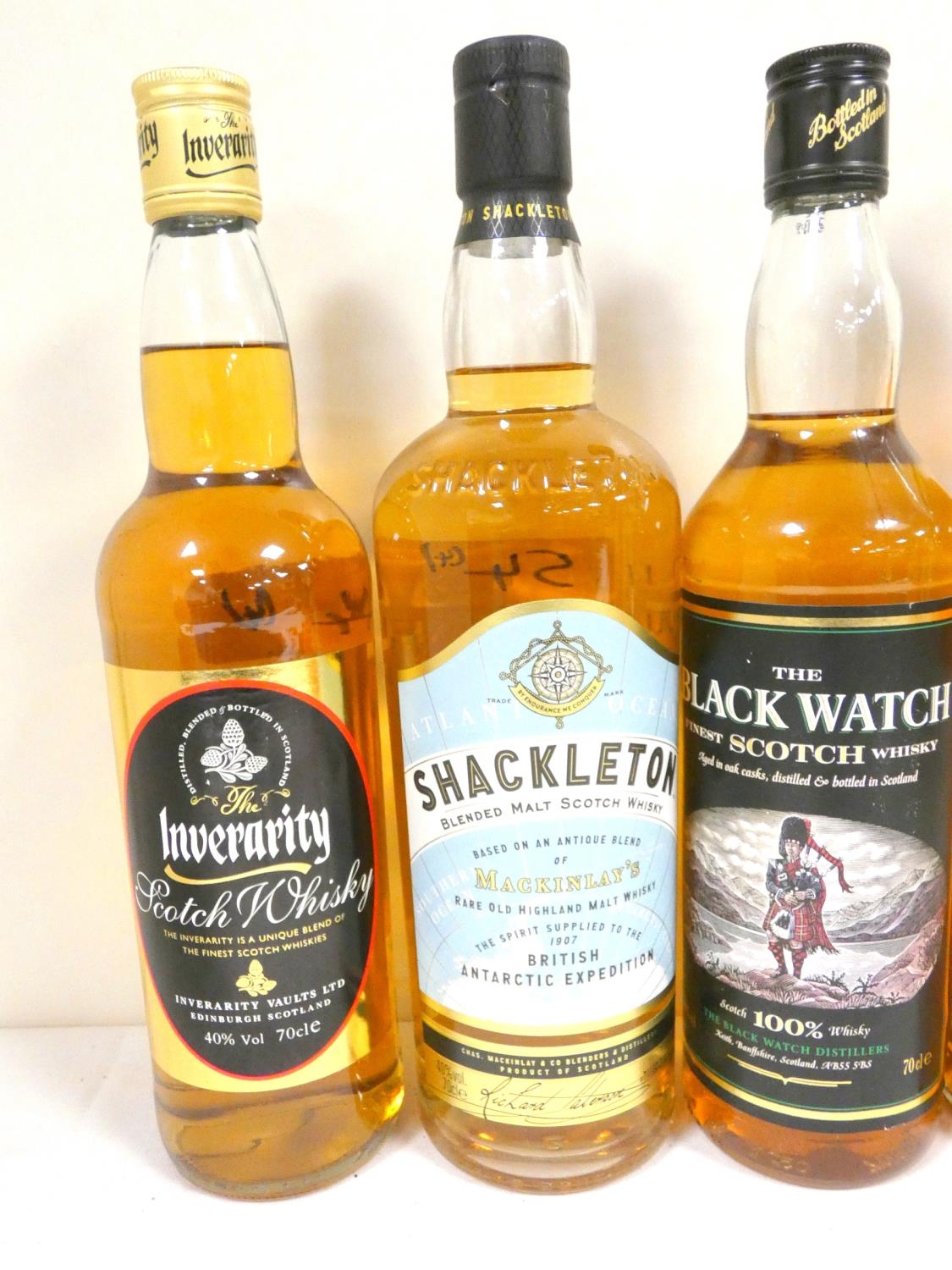 Four bottles of blended Scotch whisky to include INVERARITY 70cl 40% abv. THE BLACK WATCH 70cl 40% - Image 2 of 3