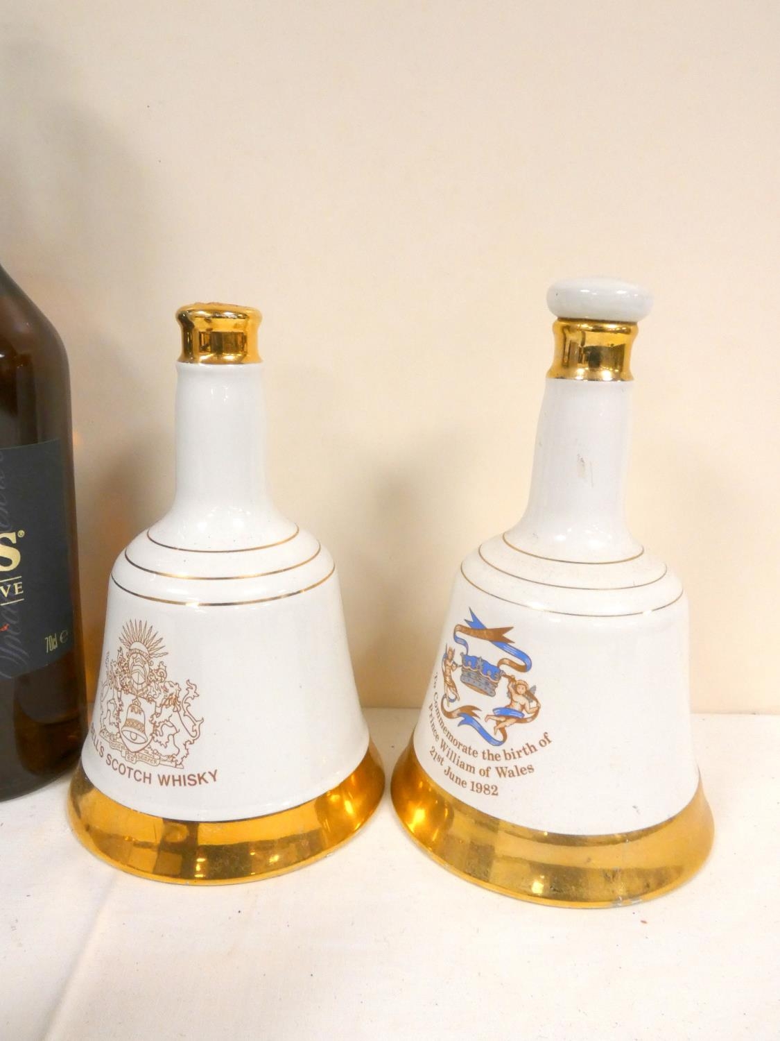 Four bottles of BELLS blended Scotch whisky to include Andrew and Fergie Royal Wedding 1986 75cl 43% - Image 3 of 3