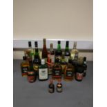 Box of assorted alcohol, To include Tartan Mac British wine blended with Highland whisky,