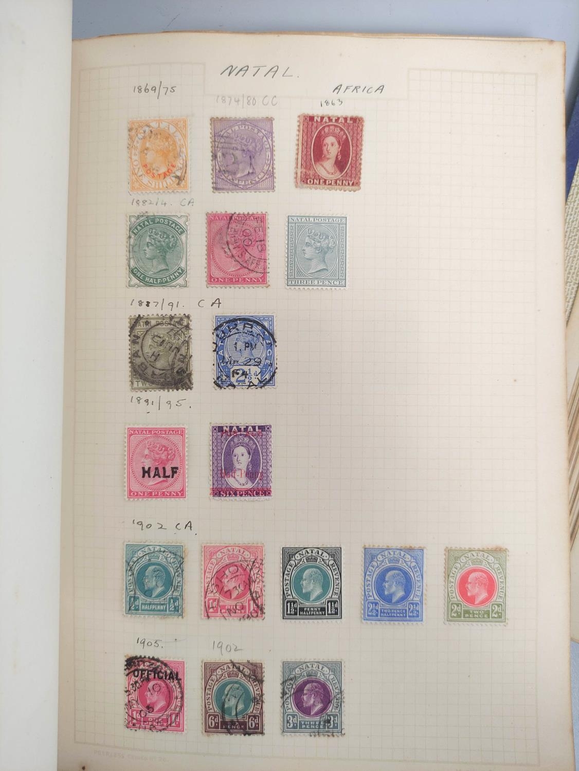 Two stamp albums comprising of Commonwealth and World issues to include 18845 Stellaland issues to - Image 6 of 15