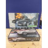 Two boxed James Bond 007 related Scalextric sets to include Spectre Aston Martin DB10 & Jaguar C-X75