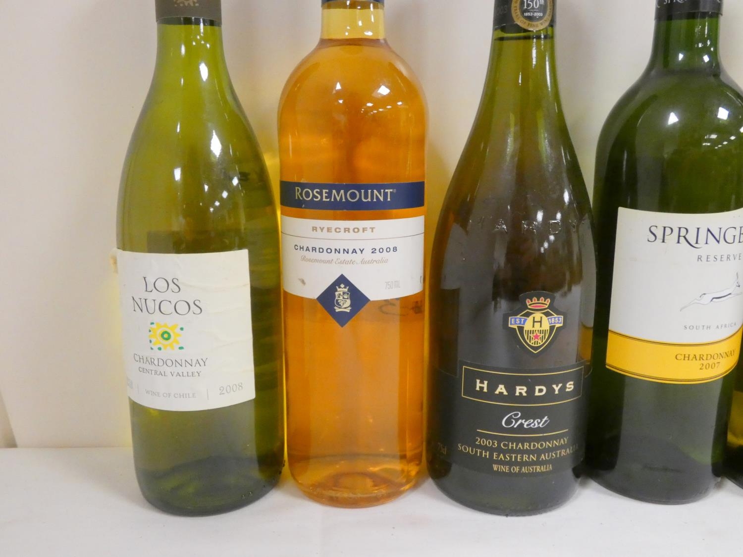 Eight bottles of wine to include ROSEMOUNT 2008 chardonnay 13% abv. LA CASTELIA pinot grigio 11.5% - Image 2 of 4