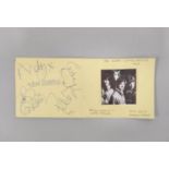 The Herd. Autographs from the Herd's 1968 Cosmo Ballroom Carlisle concert, signatures for