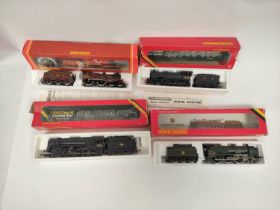 Hornby Railways. Four 00 gauge locomotives to include a Class 4P 4-4-0 Compound 1000 in LMS